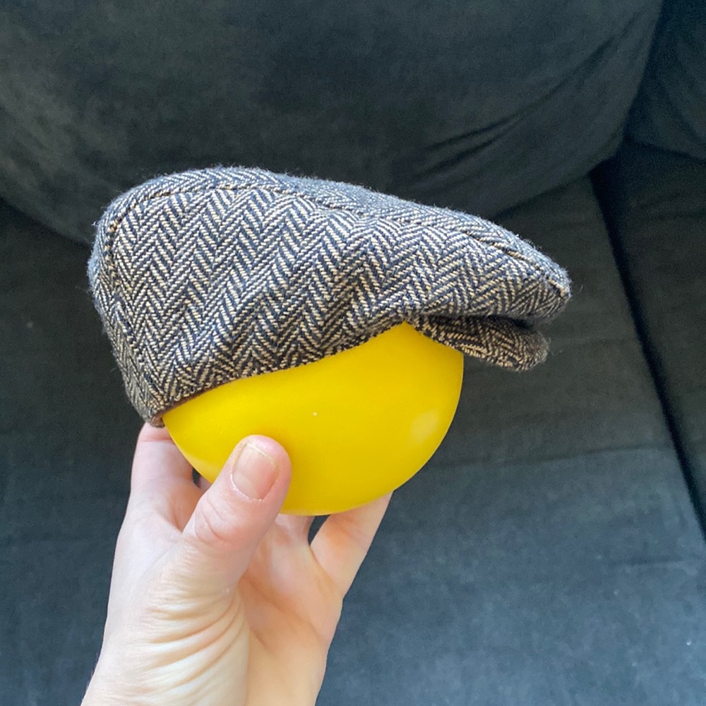 Herringbone Scally Cap Newborn